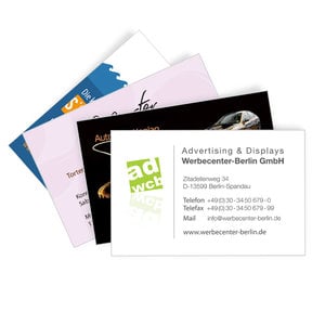 Business Cards 4/0 CMYK - onesided print