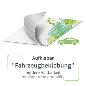 Sticker with print "car wrapping"