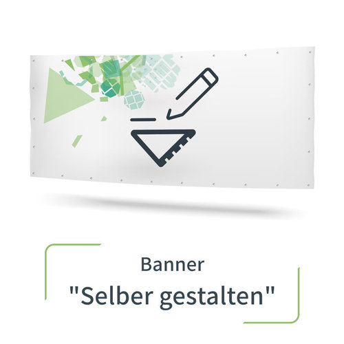 Banner with print - design yourself