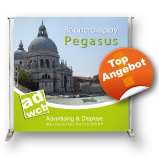 Bannerdisplay Pegasus inklusive Druck und Tasche