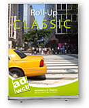 RollUp Classic 150x200cm inklusive Druck und Tasche