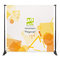 Bannerdisplay "Pegasus" mit Druck 140x240cm - Schwarz