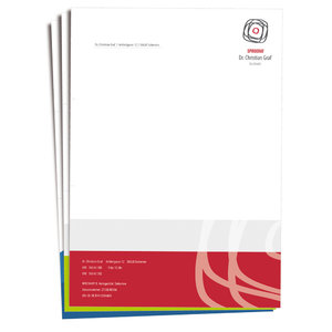 letterhead, 4/0 CMYK - onesided