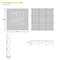 Textilwand "Fabric Wall" + Druck - 3x3 Felder