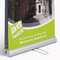 Retractable banner stand "Double" incl. print + bag