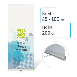 RollUp "Single Premium" mit Druck