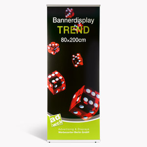 Bannerdisplay "Trend" mit Druck