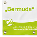 Textilbanner "Bermuda" mit Druck - Versand erfolgt gefaltet