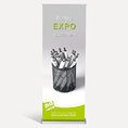 Retractable Banner stand "Expo" incl. print + bag