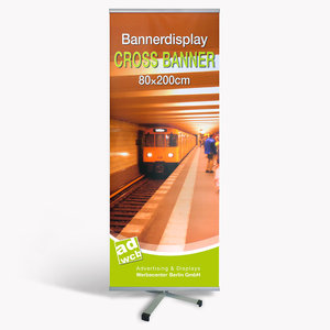 Bannerdisplay "Cross Banner" mit Druck