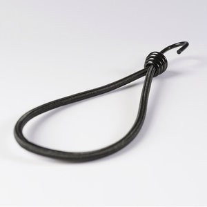 Mounting rubber rope with hook