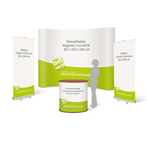 Messe Komplett-Set "Curved Magnetic" Eco (ohne B1)