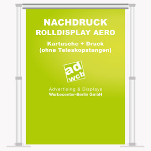 Aero Rolldown 150 - Horizontal (149x204cm) inkl. Druck