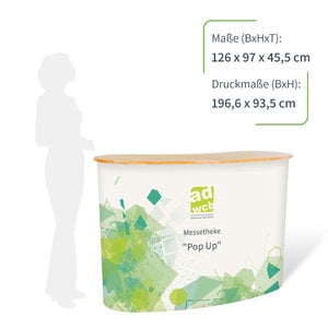 Promotiontheke "Pop-Up" inkl. Druck