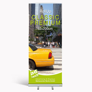 Retractable banner "Classic Premium" incl. print + bag