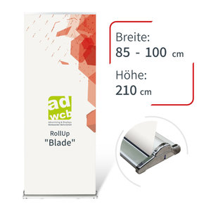 RollUp "Blade" mit Druck