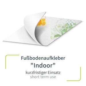 Fußbodenaufkleber (Indoor) - Wunschformat