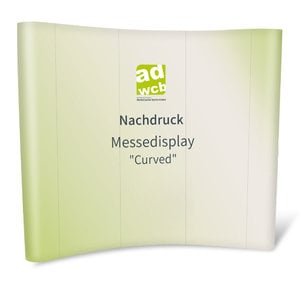 Nachdruck vorhandenes Faltdisplay "Curved"