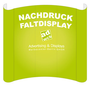 Nachdruck Faltdisplays "Curved klein" (3x3 Felder)