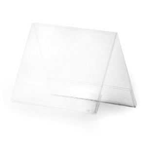 Tent shaped card holder - landscape