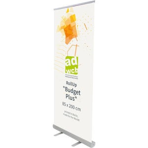 RollUp "Budget Plus" 85x200cm + Druck + Tasche