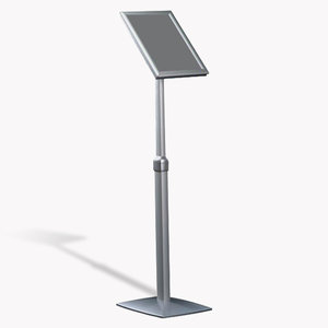 Telescopic menu stand "Flex"