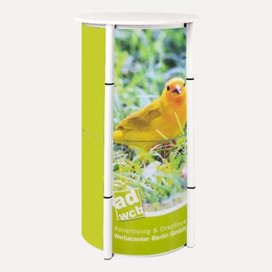 Promotiontheke "Tube" + Digitaldruck + Tasche