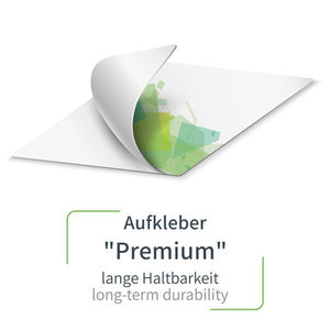 Klebefolie "Premium" mit Druck - Wunschformat