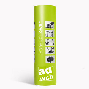 Pop-Up Display "Tower" rund 64x225cm