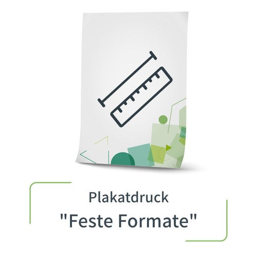 Plakatdruck - Feste Formate