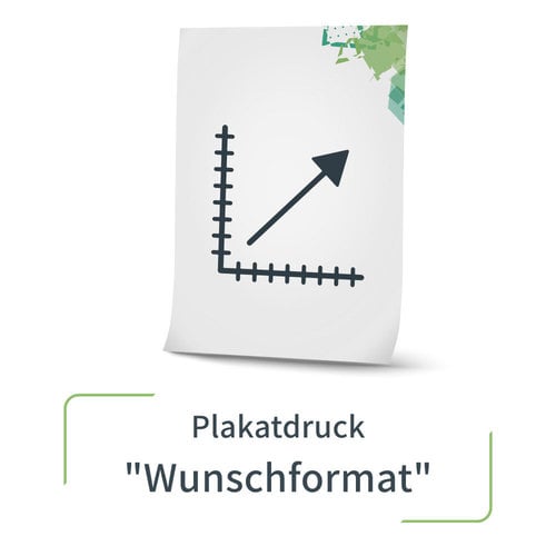 Plakatdruck in Wunschformat