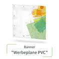 Werbeplane PVC + Druck + Ösen - 100x50cm