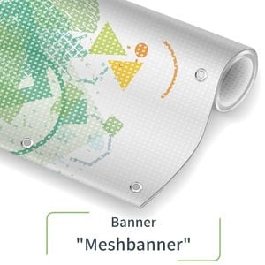 Meshplane PVC + Druck + Ösen - DIN A1