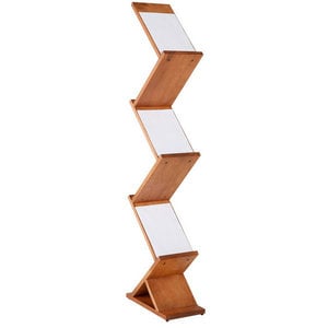 Brochure Holder "Zig Zag" Wood