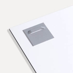 Self-adhesive panel mounting