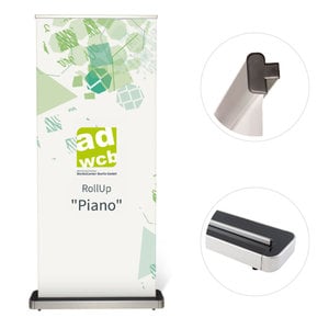 Roll-up Banner "Piano" incl. Print + bag