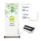 Retractable Banner stand "Piano" incl. Print + bag