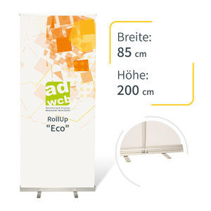 RollUp "Eco" 85x200cm mit Druck