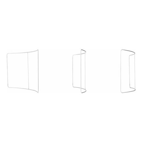 Zipper Wall Curved Mit Druck Werbecenter Berlin Gmbh