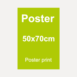 Posterprint 50x70cm - custom design