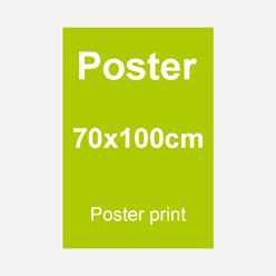 Posterprint 70x100cm - custom design