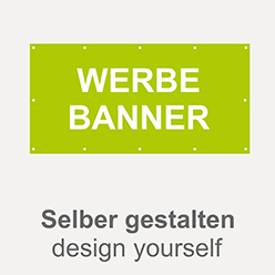 Werbebanner - Selber gestalten