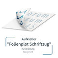 Foil lettering - self adhesive - custom size