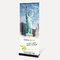 Retractable banner "Onyx" with print