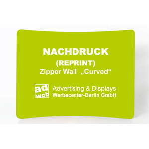 Nachdruck für Zipper Wall "Curved"