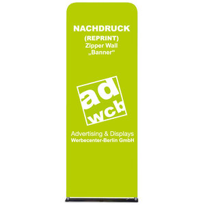 Nachdruck für Zipper Wall "Banner"