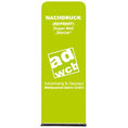 Nachdruck Zipper Wall "Banner" - einseitig - 80x200cm