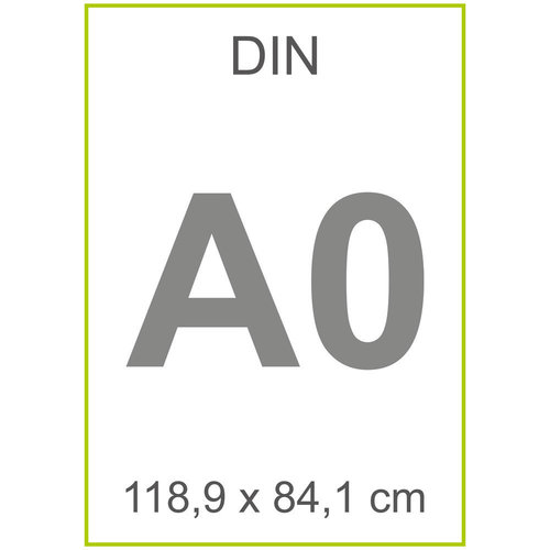 Plakate in DIN A0 mit Druck nach Ihrer Datei