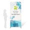 Zipper Wall "Straight Basic" mit Druck - einseitig - 100x230cm
