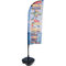 Beachflag 'Wind' - Complete with Print